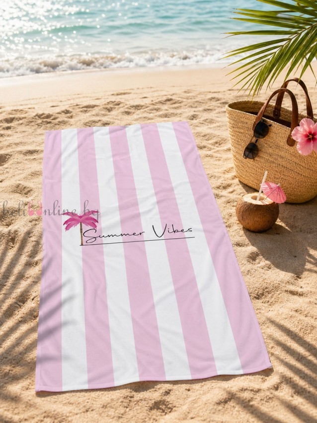  Плажна кърпа от микрофибър Le comptoire de la plage 9630, фламинго - Бански