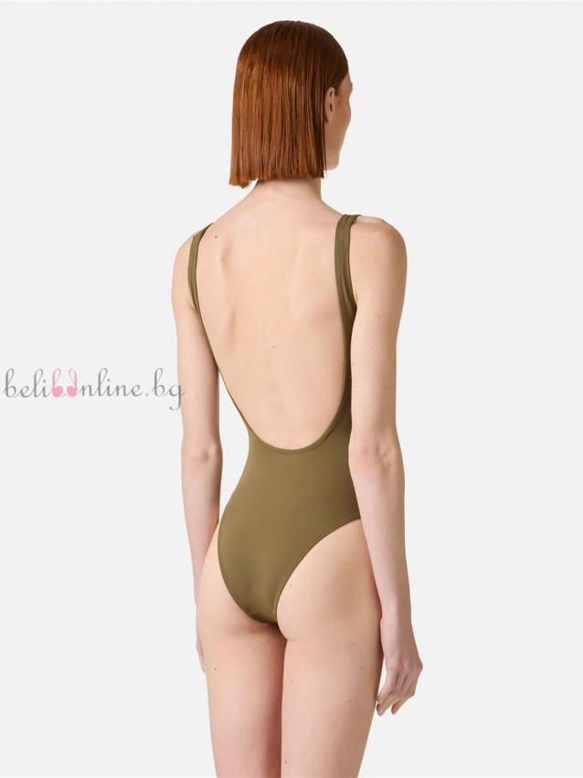 Цял бански костюм ICEBERG HERITAGE, olive - Бански