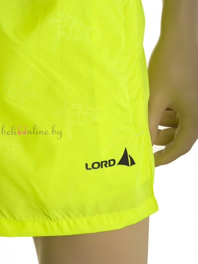 Мъжки палжни шорти LORD 883, жълт - Бански