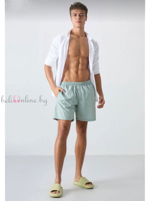 Мъжки плажни шорти TOMMY LIFE 81237, acqua Мъжки плажни шорти TOMMY LIFE 81237, acqua - Бански