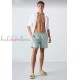 Мъжки плажни шорти TOMMY LIFE 81237, acqua Мъжки плажни шорти TOMMY LIFE 81237, acqua - Бански