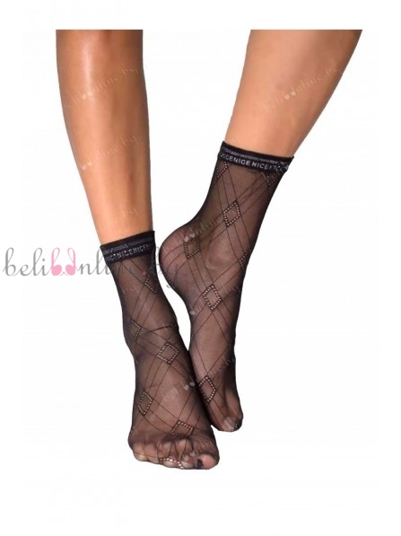 Дамски къси чорапи Gi&Gi 1393, черни, one size