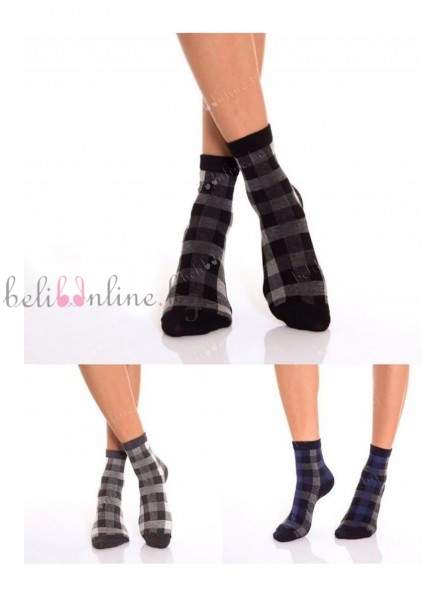 Дамски къси памучни чорапи Gi&Gi 1391, one size
