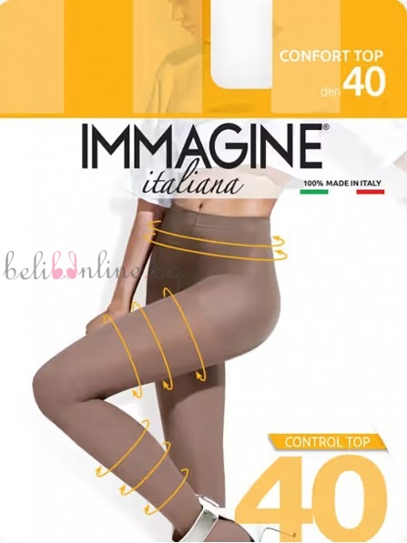 Масажиращ чорапогащник IMMAGINE CONFORT TOP 40 DEN, черен Масажиращ чорапогащник IMMAGINE CONFORT TOP 40 DEN, черен
