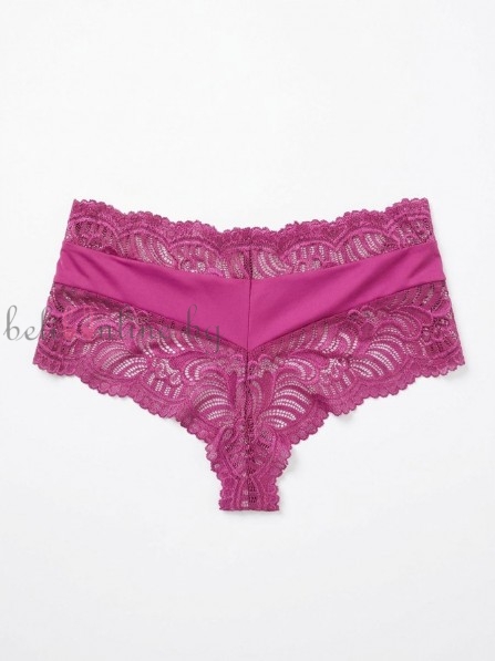 Бразилиана от микрофибър и дантела Maris COLLECTION 139, fucsia - Дамско бельо