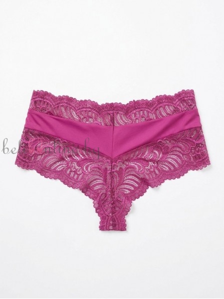Бразилиана от микрофибър и дантела Maris COLLECTION 139, fucsia