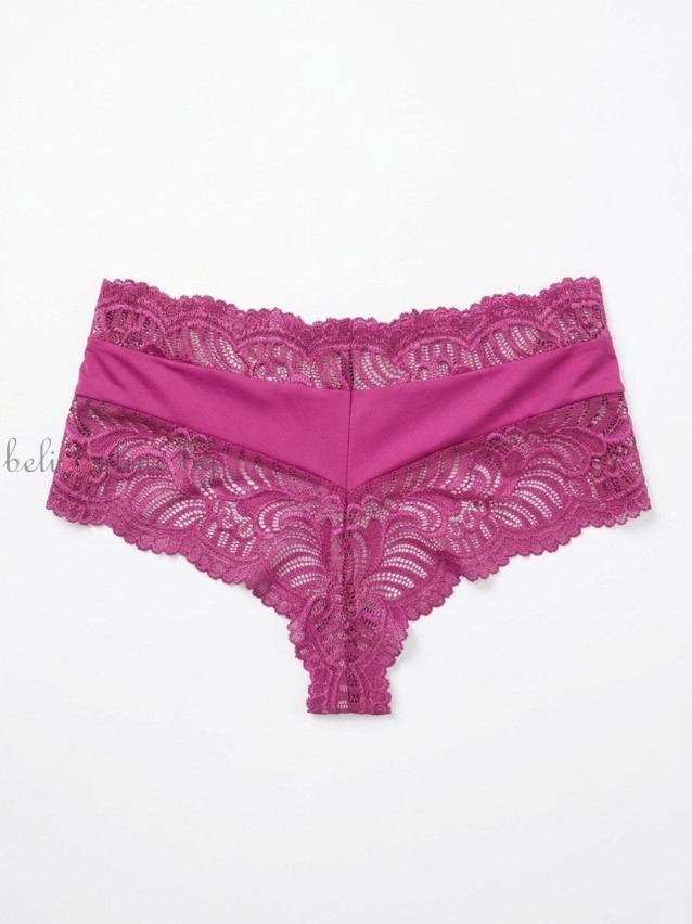 Бразилиана от микрофибър и дантела Maris COLLECTION 139, fucsia - Дамско бельо