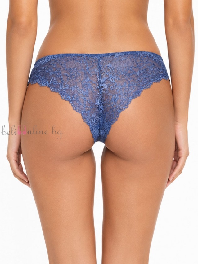 Дамска бразилиана от дантела infiore 1110, denim Дамска бразилиана от дантела infiore 1110, denim - Дамско бельо