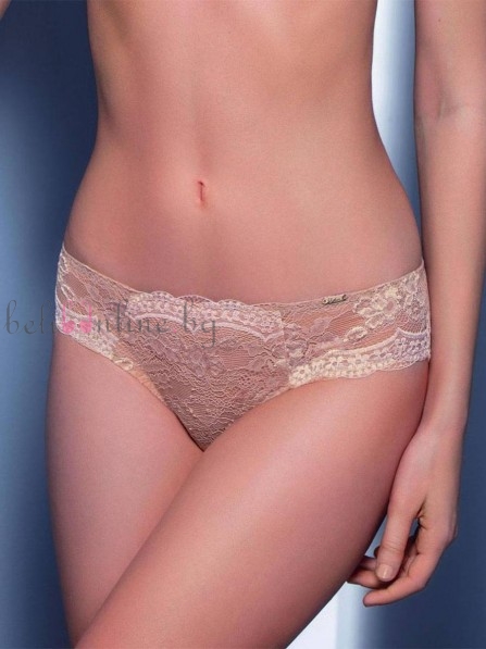 Дамска бразилиана от дантела Leilieve BY MANICARDI 3254, Italian class, cipria Дамска бразилиана от дантела Leilieve BY MANICARDI 3254, Italian class, cipria - Дамско бельо