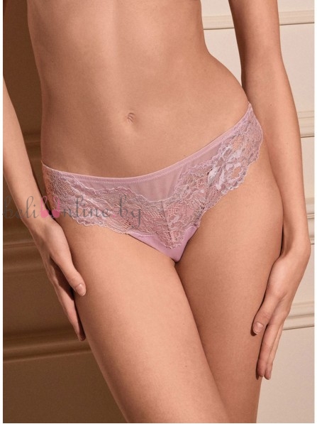 Дамска бразилиана от микрофибър и дантела LORMAR 0180, SATEN, rosa skin Дамска бразилиана от микрофибър и дантела LORMAR 0180, SATEN, rosa skin