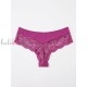 Дамска бразилиана от микрофибър и дантела Maris COLLECTION 211, fucsia - Дамско бельо