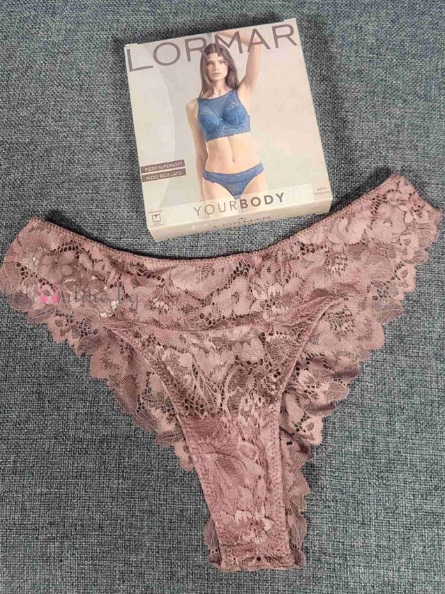 Дантелена бразилиана LORMAR SOFTY 2406, YOURBODY, terracotta Дантелена бразилиана LORMAR SOFTY 2406, YOURBODY, terracotta - Дамско бельо