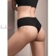 Лазерно рязана бразилиана от микрофибър с висока талия LORMAR 2444L PURE, TOUCH, nero - Дамско бельо