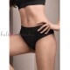 Лазерно рязана бразилиана от микрофибър с висока талия LORMAR 2444L PURE, TOUCH, nero - Дамско бельо