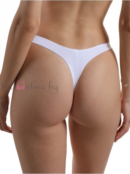 Стринг от микрофибър LILLY DL18, бял Стринг от микрофибър LILLY DL18, бял