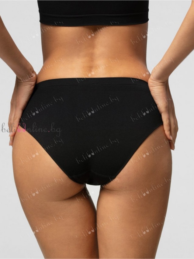 Безшевни дамски бикини Pompea SEAMLESS, черен Безшевни дамски бикини Pompea SEAMLESS, черен - Дамско бельо
