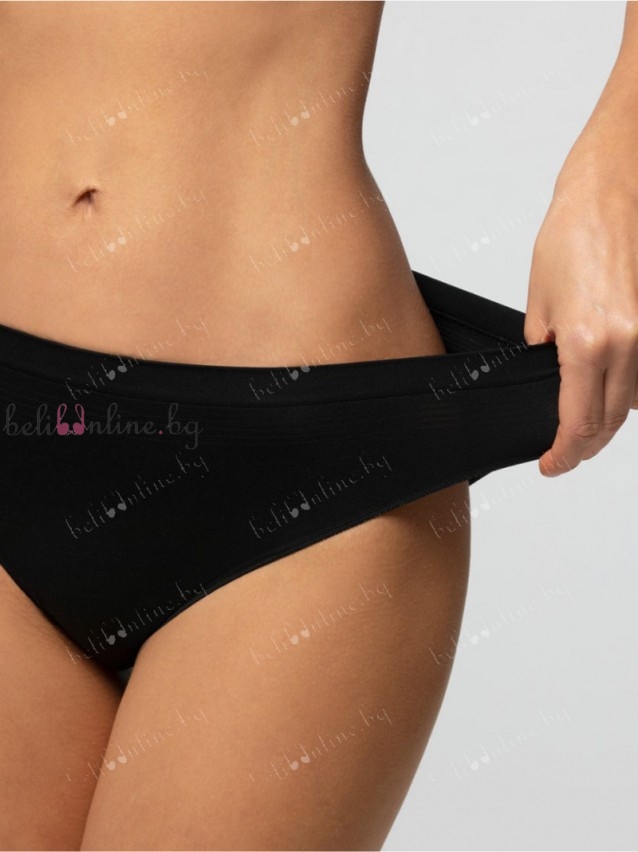 Безшевни дамски бикини Pompea SEAMLESS, черен Безшевни дамски бикини Pompea SEAMLESS, черен - Дамско бельо