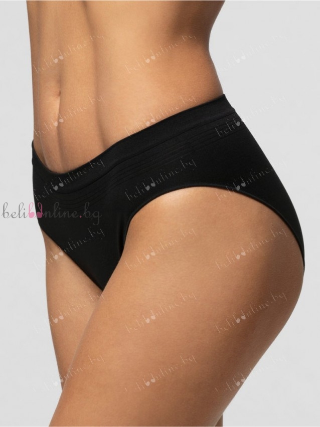 Безшевни дамски бикини Pompea SEAMLESS, черен Безшевни дамски бикини Pompea SEAMLESS, черен - Дамско бельо