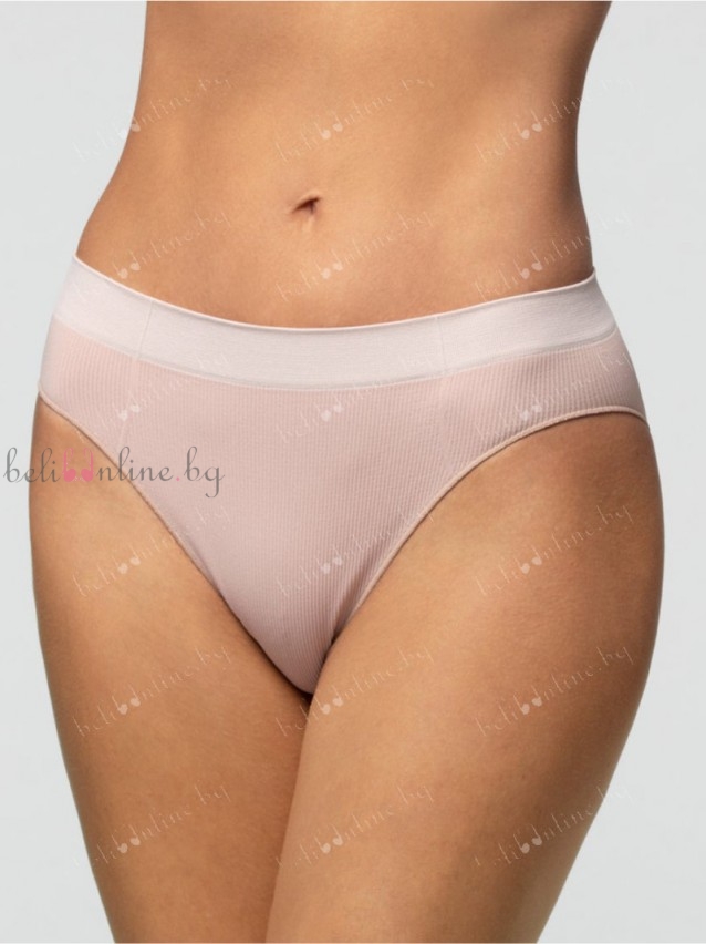 Безшевни дамски бикини Pompea Slip Ecofriendly, телесен - Дамско бельо