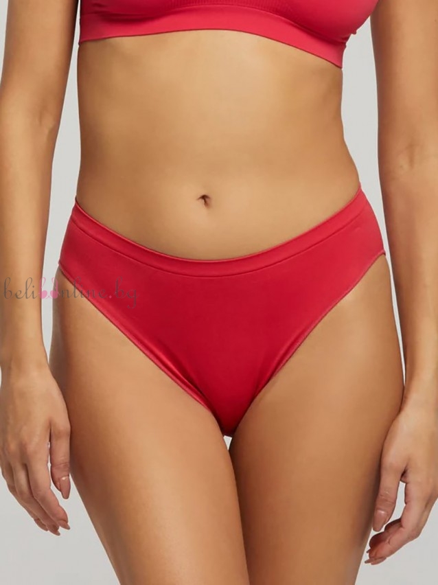 Безшевни дамски бикини pompea Slip seamless color, fucsia - Дамско бельо