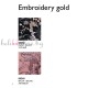 Дамска бикина от бродирана дантела и тюл SieLei 7645, Embodeiry gold - Дамско бельо