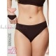 Комплект 2 броя бикини от Q-SKIN микрофибър с дантела pompea Slip seamless 2, черен/ бежов Комплект 2 броя бикини от Q-SKIN микрофибър с дантела pompea Slip seamless 2, черен/ бежов - Дамско бельо