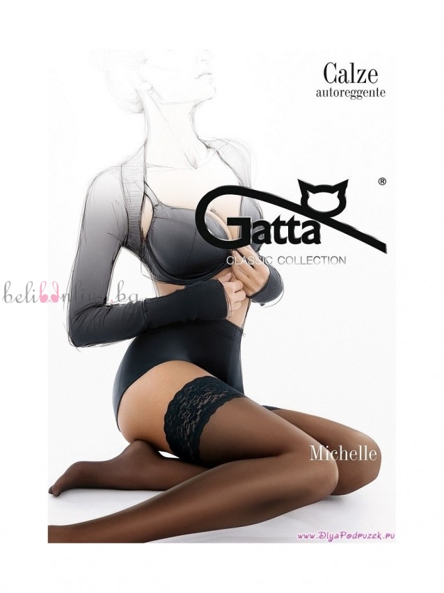 Чорапи със силикон Gatta Michelle 01 20 DEN Чорапи със силикон Gatta Michelle 01 20 DEN - Дамско бельо