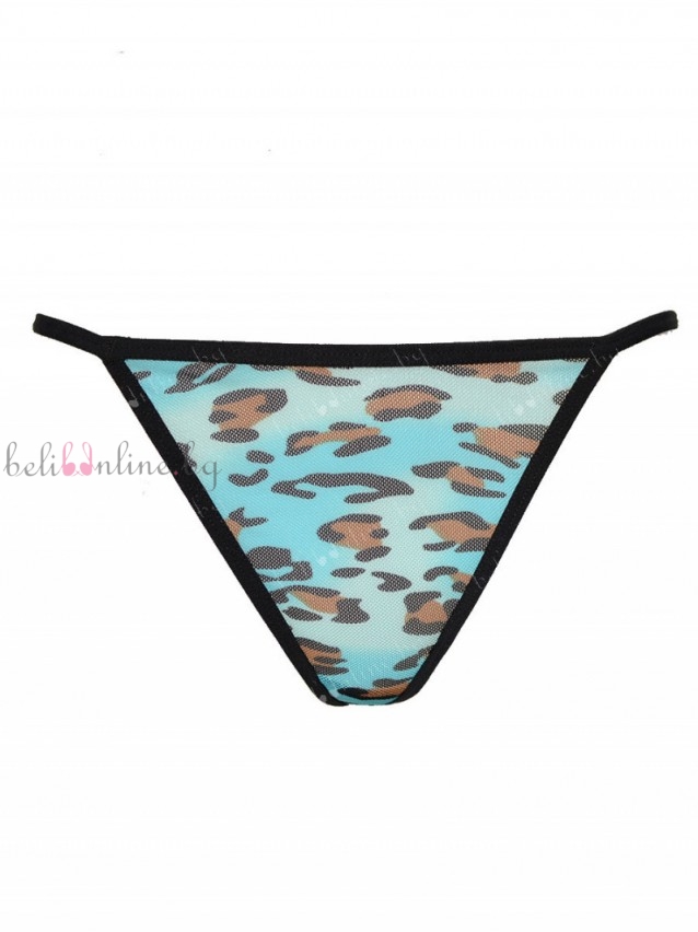 Комплект нощница със стринг Sexkiss P5002, син Комплект нощница със стринг Sexkiss P5002, син - Еротично бельо