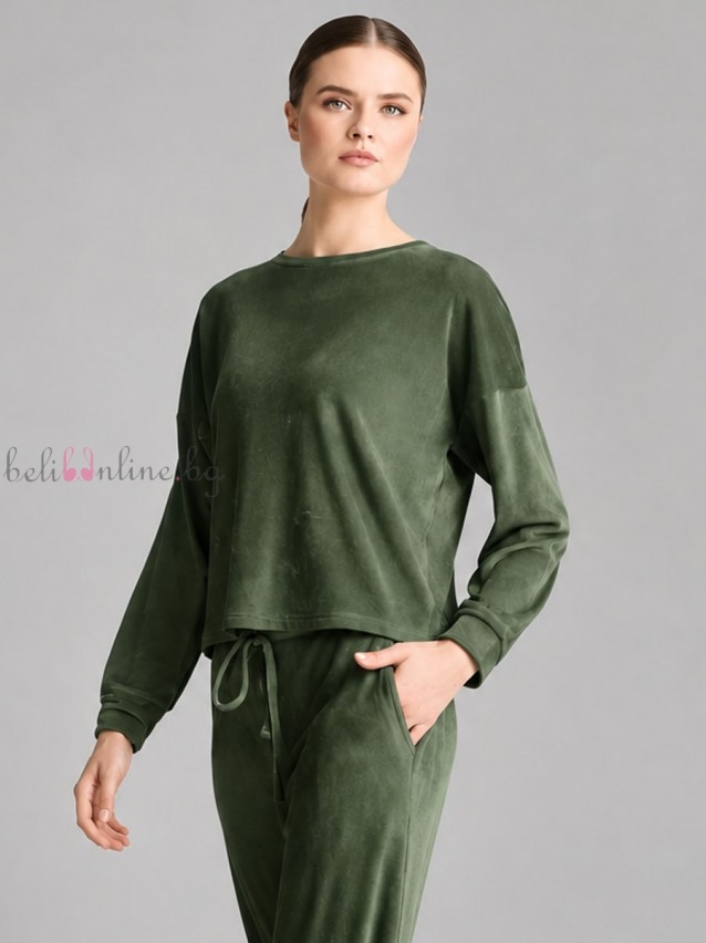 Дамски комплект от мек плюш Infiore 4506, LEISURE, mility - Дамско бельо
