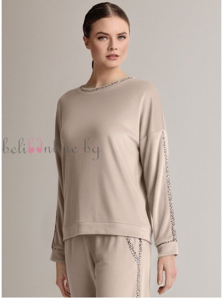 Дамски комплект от мек плюш Infiore 4540, PANTHERE, elegant