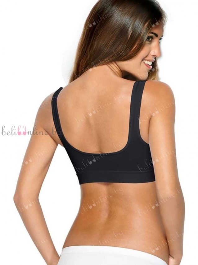 Оформящо безшевно бюстие с широки презрамки Intimidea Comfortbra Bodyeffect, черен Оформящо безшевно бюстие с широки презрамки Intimidea Comfortbra Bodyeffect, черен - Дамско бельо