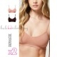 Комплект 2 броя безшевни бюстиета с тънки презрамки Pompea Seamless bralette 2 Комплект 2 броя безшевни бюстиета с тънки презрамки Pompea Seamless bralette 2 - Дамско бельо