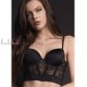 Дантелен корсет с формовани чашки на банели LORMAR 4548, CHARMING, nero Дантелен корсет с формовани чашки на банели LORMAR 4548, CHARMING, nero - Дамско бельо