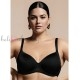 Сутиен балконет с формовани дишащи чашки на банели LORMAR ICONA 1452, UNICA LACE, черен - Дамско бельо