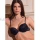 Сутиен с формовани double push-up чашки на банели LORMAR 4163, LIAISON, черен Сутиен с формовани double push-up чашки на банели LORMAR 4163, LIAISON, черен - Дамско бельо