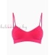 Безшевно бюстие с тънки презрамки от микрофибър pompea Brassiere Seamless Color, fucsia - Дамско бельо