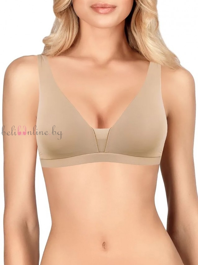 Сутиен с триъгълни чашки без банели LORMAR VELA EXTRA, серия EXTRA ORDINARY, телесен Сутиен с триъгълни чашки без банели LORMAR VELA EXTRA, серия EXTRA ORDINARY, телесен - Дамско бельо