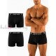 Комплект 2 броя мъжки боксери от памук Pierre Cardin BCX2/BAS/AS2, черен/черен - Мъжко бельо