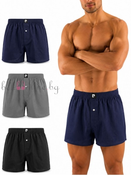 Комплект 3 броя шорти от памучно хасе Pierre Cardin TIS/ASS1 Комплект 3 броя шорти от памучно хасе Pierre Cardin TIS/ASS1