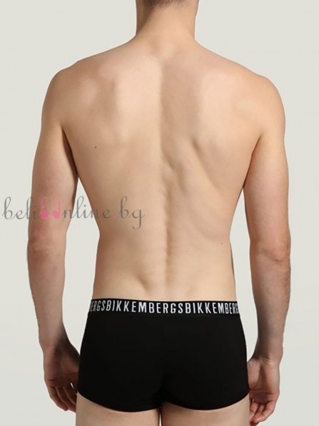 Комплект от 3 броя мъжки дизайнерски боксерки Bikkembergs BKK1UTR02TR, CLASSIC, черен Комплект от 3 броя мъжки дизайнерски боксерки Bikkembergs BKK1UTR02TR, CLASSIC, черен - Мъжко бельо