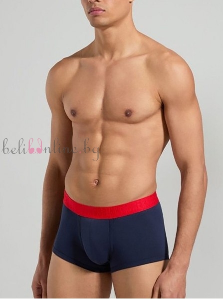 Комплект от 3 броя мъжки дизайнерски боксерки Bikkembergs BKK1UTR06BI, Fashion Pupino, черен, бял, тъмносин - Мъжко бельо